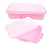 LIGHTAOTAO 2Pcs Handheld Sandbox Sand Tray with Lid Portable Storage Box for Sensory Play Durable Design for Boys for Organizing and Items