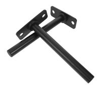 LIGHTAOTAO 2pcs Heavy Duty Wall Mounted Plate Holder Carbon Steel Barbell Plate Storage Rack for Gym Weight Organization Space-saving Weight Wall Mount for Strength Training Equipment