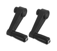 LIGHTAOTAO 2pcs Manual Crank Generator Handles with 8mm Round Hole, Plastic Hand Cranked Device Replacement for Generator and Furniture, Improved Grip and Versatile Compatibility