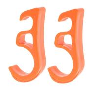 LIGHTAOTAO 2Pcs Motorcycle Brake Lever Hook Lock Sturdy Parking Lock for Motorbikes and Mountain Bikes Vibrant Orange Color Enhancing Visibility and Style Fit Accessory for Riders