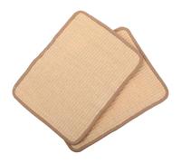 LIGHTAOTAO 2pcs Natural Sisal Cat Scratch Pads Pet Mats for Floors Bunny Scratch Pads for Indoor Cats Sisal Rabbit Scratching Mats Pet Sleeping for Cages