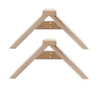 LIGHTAOTAO 2Pcs Natural Wooden Pigeon Perch Stand Dove Rest Platform Safe Comfortable Bird Roost for Pet Birds and Parrots