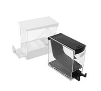 LIGHTAOTAO 2pcs Plastic Cotton Roll Organizer Box with Press-on Mechanism and Nonskid Base, Portable Moisture-proof Storage for Cotton Wool and Rolls, for Clinic and Supply Storage Cabinets