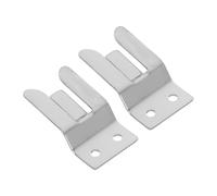 LIGHTAOTAO 2pcs Shock Resistant Mic Holders for Car Cb Radio Microphone Radio Holder Clips with Screws Stable Mounting to Prevent Wobbling and Ensure Clear Communication During Driving