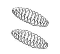 LIGHTAOTAO 2pcs Spiral Cage Feeder Spring for Carp Fishing Metal Bait Coil Holder Compact Bait Cage Spring Keeps Groundbait Fresh for Natural Waters Fishing Sessions