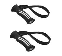 LIGHTAOTAO 2pcs Trekking Pole Handle Replacement with Ergonomic Design and Abrasion Resistant Plastic, Includes Handle with Strap for Hiking and Outdoor Walking Pole Grip