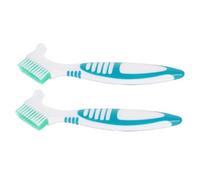 LIGHTAOTAO 2pcs Turtle Shell Cleaning Brush Double-headed Portable Small Multi-functional Brush for Aquatic Tortoise Mud Dirt Removal Household Turtle Supplies