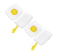 LIGHTAOTAO 2Pcs Wipes Dispenser Box Portable Refillable Wipe Holder with Safe PP Material Lightweight Compact for Crib Stroller Diaper Bag Travel Storage