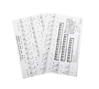 LIGHTAOTAO 2sheets Professional Piano Stickers Key Pvc No Residue Wear Resistant Easy to Stick Piano Introduction Guide