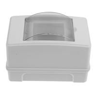 LIGHTAOTAO 3 Way Power Distribution Box with Weatherproof Abs and PC Material Electrical Circuit Breaker Box Rated Current 63a, Window for Workshop and House Use