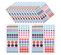LIGHTAOTAO 30 Sheets Small Map Location Stickers, Self Adhesive Labels, Easy to Handle and Optimized for Multiple Uses, for Presentation Boards and Business Purposes
