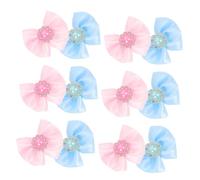 LIGHTAOTAO 30pcs Pet Hair Bows for Small Dogs Bands for Grooming Adorable Bowknot Design for Daily Use and Pet Parties Suitable for Puppies and Cats