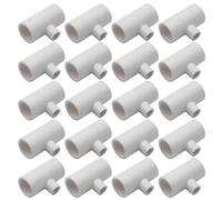 LIGHTAOTAO 35pcs Chicken Waterer Tee Fittings with 1/2 Inch Threaded Pvc Connections, Sanitary Design and Resilient Material for Automatic Poultry Water System, for Poultry Farm Use