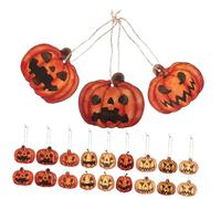 LIGHTAOTAO 36pcs Halloween Pumpkin Paper Tags Hanging Signs Lightweight for Autumn Classroom Bulletin Board Decoration