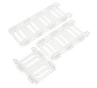 LIGHTAOTAO 3pcs Acrylic Climbing Ladder for Small Pets, Sturdy Structure Health and Well-being, Cage Decor and Physical Activity Accessory for Small Animals