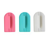 LIGHTAOTAO 3Pcs Diamond Embroidery Pressing Tools Flattener Cross Stitch Fixing DIY Craft Accessories for Stable Drill Application White Blue Pink