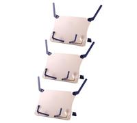 LIGHTAOTAO 3pcs Foldable Desktop Music Stands for Textbooks and Books, Portable Plastic Sheet Music Holders with Adjustable Viewing Angles, for Rehearsal Rooms and Band Practice
