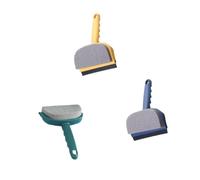 LIGHTAOTAO 3pcs Household Squeegee Set with Sponge and Rubber Blade, Easy to Handle Glass Cleaning Tool for Kitchen and Bathroom, Convenient Operation Window Wiper Accessory