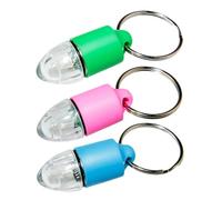 LIGHTAOTAO 3pcs Luminous Pet Safety Light Pendants for Pets to Wear at Night, Bite Resistant and Practical Outdoor Dog Light Pendants Made of Abs and Acrylic with Button Battery Included