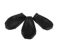 LIGHTAOTAO 3pcs Piano Pedal Dust Protector Covers, Waterproof Tech Cloth Material with Elastic Band Fit, Comfortable and Sturdy Piano Foot Pedal Covers for Professional Performance in Black