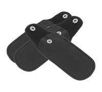 LIGHTAOTAO 3pcs Portable Faux Leather Harmonica Storage Pouch for Blues Harmonica Scratch-resistant Protective Case for Musicians and Travel Lightweight and Carrying Bags