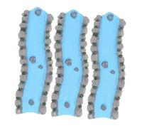 LIGHTAOTAO 3pcs Resin Miniature Stream Landscape Supplies for Psychological Consultation Rooms Realistic Miniature Water Creek Decor for Microlandscape and Tabletop