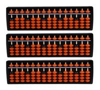 LIGHTAOTAO 3pcs Student Chinese Abacus 15-Bead Mathematical Counting for Early Education, Math Learning Tool for School and Home Use