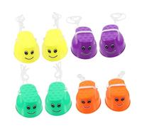 LIGHTAOTAO 4 Pairs Bucket Stilts Creative Balancing Stepper for Non Slip Plastic Jumping Cups Enhances Motor Skills and Balance for Outdoor Fun
