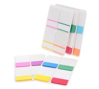 LIGHTAOTAO 400pcs Colorful Self-Adhesive Index Tabs Set with Writable Double-Sided Page Markers, Removable Filing Labels for Books, Planners, and Office Organization