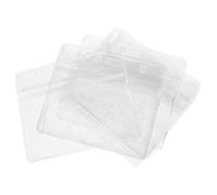 LIGHTAOTAO 40pcs PVC Badge Holders for Working Cards and Staff Id Cards Convenient to Use and Easy to Clean Sturdy Protective Covers for Office and Exhibition Use
