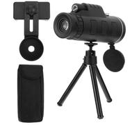 LIGHTAOTAO 40x60 High Definition Monocular Telescope with Compass, Portable and Sturdy Abs Glass Outdoor Use Telescope for Bird Watching and Hiking, Bright and Humanized Design