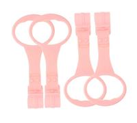 LIGHTAOTAO 4pcs Baby Bed Pull Rings with Smooth and Rounded Edges, Portable Pp Material Standing Rings to Help Baby Walk, for Traveling, Boys and Girls Walking Assist Tool
