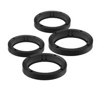 LIGHTAOTAO 4pcs Car Speaker Spacer Rings 6.5 Inch Plastic Mounting Adapter with Waterproof Acoustic Enhancement 15mm Thick Slanted Design for Car Door Speakers