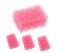 LIGHTAOTAO 4pcs Pink Special Effects Makeup Sponge Set for Halloween Stipple Texture, Safe to Skin, for Theme Party and Haunted House Makeup