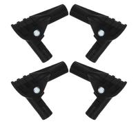 LIGHTAOTAO 4pcs Plastic Tent Support Joint Connectors for 12mm Diameter Poles, Portable Folding Canopy Tent Pole Bracket Replacement for Camping and Outdoor Adventures with Simple