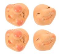 LIGHTAOTAO 4pcs Resin Gnome Face Embellishments for Easter Gnome DIY Crafts Sturdy and Easy Installation for Seasonal Creations and Valentine’s Day Projects