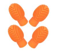 LIGHTAOTAO 4pcs Silicone Drumstick Tips Mute Covers Soft Dampeners for Quiet Practice at Home and Apartment Noise-cancelling Caps for Silent Drumming Skill Improvement