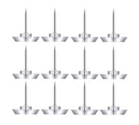 LIGHTAOTAO 50 White Star-Shaped Push Pins for Cork Boards, Decorative Flat Thumbtacks with Large Heads, 50pcs Set for Office, Home, and Map Pinning