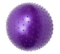 LIGHTAOTAO 55Cm Purple Massage Yoga Ball with Spikes for Sensory Integration and Pregnancy Exercise, Multi-Use Large Anti-Burst Fitness Ball for Core Training and Labor Support