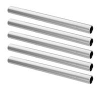 LIGHTAOTAO 5pcs Aluminum Alloy Tent Pole Connectors for Quick Repair, Universal Tent Support Rod Sleeves, Lightweight Silver Tubes for Camping and Outdoor Adventures