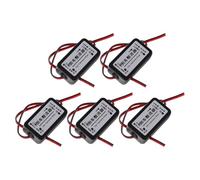 LIGHTAOTAO 5pcs Car Filter Rectifier for Rear View Backup Camera with Stable Power Filtering and Enhanced Image Clarity, Copper and Plastic Material for Reliable Car Reverse Camera