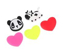 LIGHTAOTAO 5pcs Silicone Shock Absorbing Dampener Racket Accessory with Heart Shape for Tennis and Squash