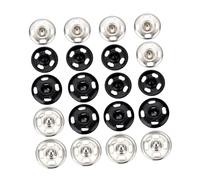 LIGHTAOTAO 60pcs Metal Snap Fasteners Sew Buttons with Concealed Installation Wear Resistant for Clothing Repair DIY Garment Making Coat Fastenings