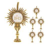 LIGHTAOTAO 6pcs Golden Chalice Lapel Pins for First Holy Communion, Zinc Alloy Material with Elegant Design and Artistic Craftsmanship, Versatile Brooches Retaining Shine for Formal