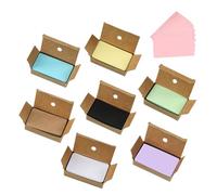 LIGHTAOTAO 800pcs Blank Index Cards 3.5x2 Inches Colored Cards for Studying and Creative Note Writing Heavyweight Paper Notecards for School Office and Home Supplies Random Color