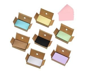 LIGHTAOTAO 800pcs Blank Index Cards 3.5x2 Inches Colored Cards for Studying and Creative Note Writing Heavyweight Paper Notecards for School Office and Home Supplies Random Color