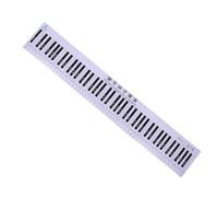 LIGHTAOTAO 88-Key Piano Keyboard Chart with Finger Exercises and Sharps Flats Notes Waterproof Music Practice Mat for Beginners in Classroom and-The-Go