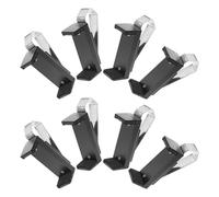 LIGHTAOTAO 8pcs Garage Door Opener Holder for Car Visor, Adjustable Abs Remote Holder Clip with Universal Compatibility and Simple Installation, Car Organizers for Garage Key Fob and Remotes
