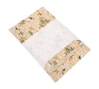 LIGHTAOTAO Adjustable Cloth Book Cover A5 Crane Pattern Sturdy Book Protector Sleeve Planners and Diaries Suitable for Classroom and Office