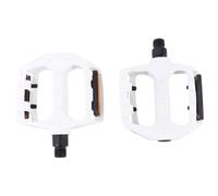 LIGHTAOTAO Aluminium Alloy Bike Pedal with Bearing Structure Stable and Multi Purpose Bicycle Pedal for Mountain Urban Folding Bikes Non Slip Design Easy to Install Milk White Single Rolling